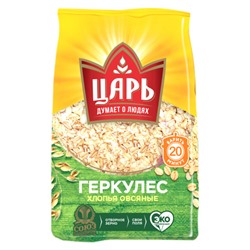ЦАРЬ Хлопья овсяные №1 400гр (20шт)
