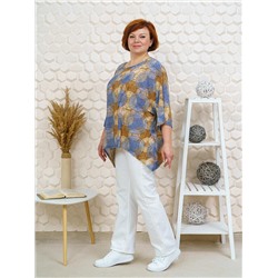 Блузка Алушта коричневый ИвК