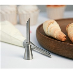 Насадка кондитерская для начинки KONFINETTA «Эклер», d=1.7 см, выход d=0.7 см, нержавеющая сталь