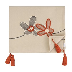 Дорожка на стол Stone flowers из коллекции Ethnic, 45х150 см