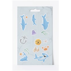 Наклейки "Danger shark"