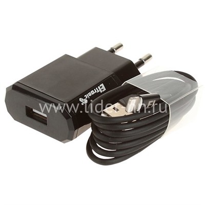 СЗУ ELTRONIC FASTER Lightning (1200 mAh) в коробке (черный)