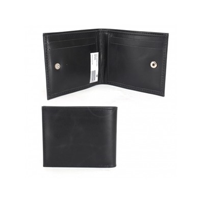 Портмоне мужское Croco-ПР-907 натуральная кожа 2 отд,  6 карм,  черный пулл-ап (254)  238920