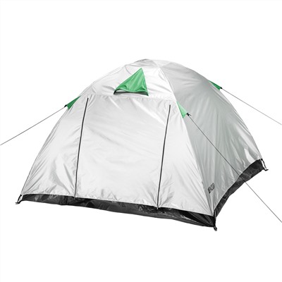 Палатка двухслойная трехместная 210 x 210 x 130 см, Camping Palisad
