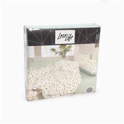 Постельное бельё LoveLife 2сп "Лето", 175*215см, 200*225см, 50*70см-2шт,100%хлопок, сатин, 125г/м²