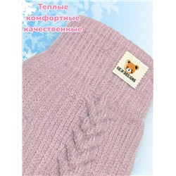Варежки теплые подростковые для девочек Арт 2023/11 тип 8