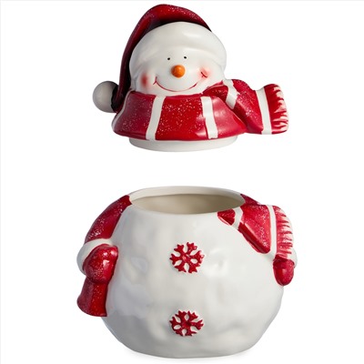 БАНКА ДЛЯ СЫПУЧИХ ПРОДУКТОВ КОЛЛЕКЦИЯ "CHRISTMAS HOLIDAYS" 16,5*13,5*20 СМ