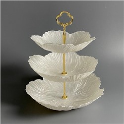 200-164 Трехъярусная этажерка в под.уп.(х8)Стекло