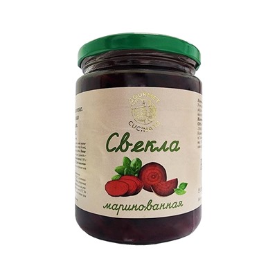 Свекла столовая маринованная CUCINATO GOURMET с/б 420 1/12