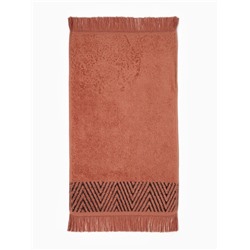 Полотенце махровое LoveLife «Танами» 30×50 см, коричневое, 100% хлопок, 430 г/м²