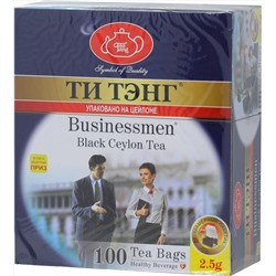 ТИ ТЭНГ. Для бизнесменов (черный) карт.пачка, 100 пак.