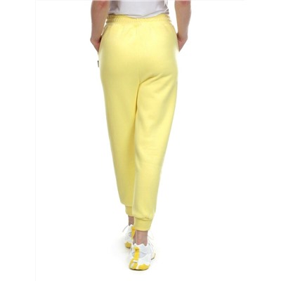 05 YELLOW Брюки спортивные женские на флисе (100% хлопок) 7986
