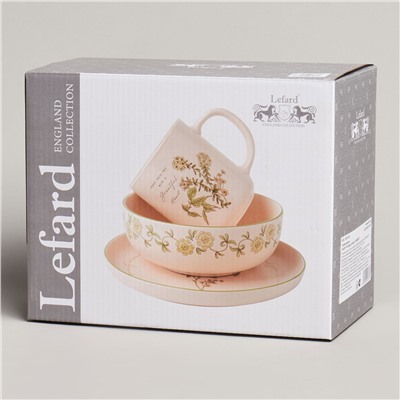 НАБОР ПОСУДЫ LEFARD SPRING FLOWERS 3 ПРЕДМЕТА (КОР=8НАБ)