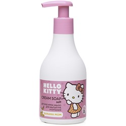 HELLO KITTY Жидкое крем-мыло CREAM SOAP SOFT для мытья рук и купания Banana Mom 250мл.