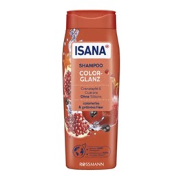 ISANA Color-Glanz Шампунь c экстрактом граната Формула блеска для тонированных и крашенных волос, 300 мл