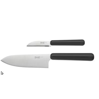 FÖRDUBBLA Messer 2er-Set, grau