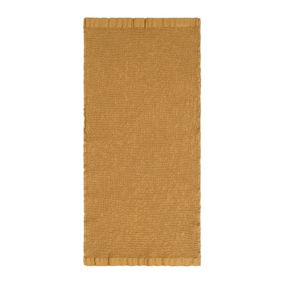 Полотенце для рук из умягченной вафли цвета охры из коллекции Essential, 50x90 см
