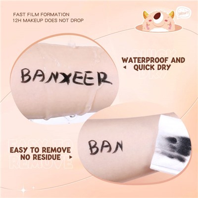 Жидкая подводка-карандаш для глаз Banxeer Monster Liquid Eyebrow Pen 1 ml Цвет №01