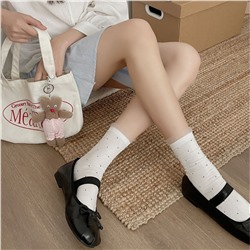 Brand summer thin colored lace knee socks, lace dress, mid-length