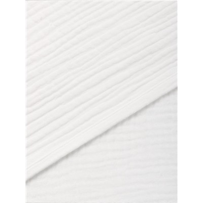 Полотенце - уголок муслиновый Крошка Я, 75×75 см, 100% хлопок, 120 г/м², белый