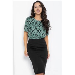 Юбка Рианна (черная) Ю12355-25