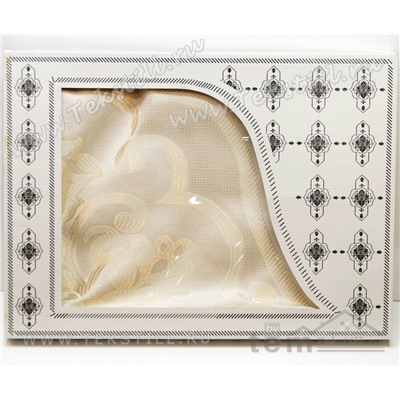Скатерть в Подарочной Коробке 160x220 см - Zelal