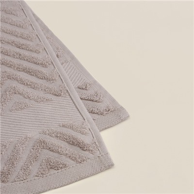 Полотенце махровое SL HOME: Geometry "Саббиа" 50х90 см, 83% хлопок, 17% лён, 500 г/м2