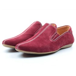 01-F027-97-2 RED Полуботинки мужские (натуральная замша)