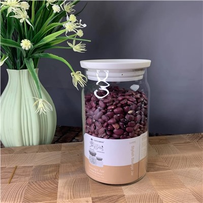 160-181 Банка для сыпучих продуктов 900мл. (х24)Стекло