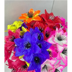 Цветы искусственные декоративные Анемоны (6 цветков) 35 см