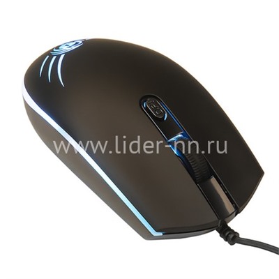 Мышь проводная DIALOG игровая Gan-Kata MGK-07U 4 кнопки (черная)