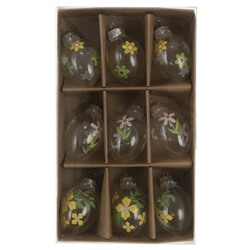 Набор из 9-ти изделий декоративных подвесных "Яйцо" (3*5), L10,5 W18,5 H3,5 см