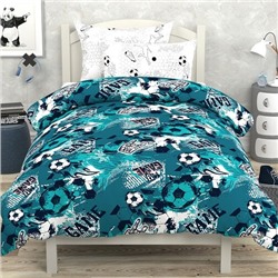 КПБ детский поплин (нав. 70*70) Браво Кидс New collection <6096-1+6096а-1 Football>