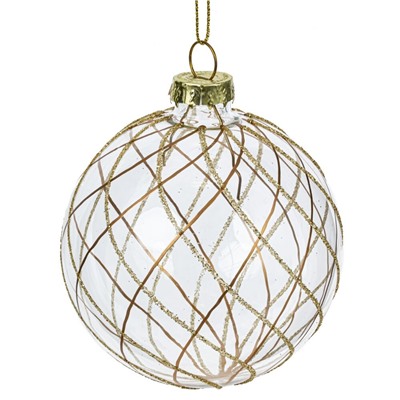 GAEM Набор из 12шт Украшение новогоднее "Шар", D 8 см, L35 W25 H8,5 см