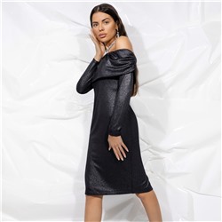 Платье-футляр с металлизированным напылением, Модные грёзы