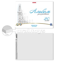 Альбом для рисования 20 л. "Towers" на клею, А4