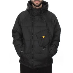 MR-7744 BLACK Куртка мужская зимняя (150 гр. холлофайбер)