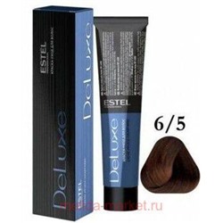 ESTEL DE LUXE 6/5 Краска-уход темно-русый красный