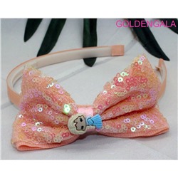 Ободок детский с объемным бантом ОБ20