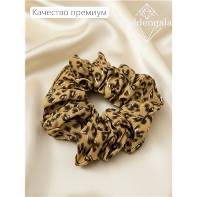 Резинка для волос объемная леопардовая Арт:Р17А/001