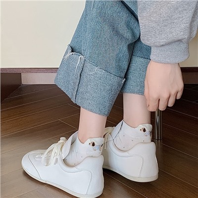 Summer thin cartoon brand cotton socks, with embroidery