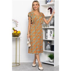 Платье Айлана (оранжевое) П13933-35М