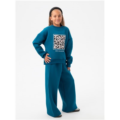 Костюм "Пятнышки" детский девочка сапфир