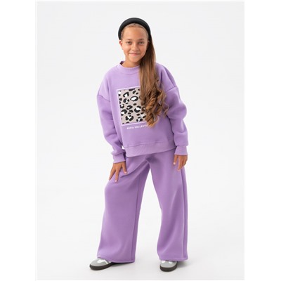 Костюм "Пятнышки" детский девочка сиреневый