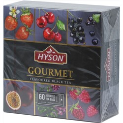 HYSON. Gourmet. Черное ассорти 90 гр. карт.пачка, 60 пак.