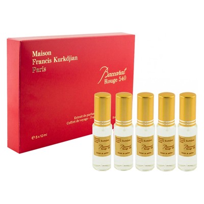 Подарочный набор Mаisоn Frаnсis Kurkdjian Baccarat Rouge 540 Extrait de Parfum 5x12 ml