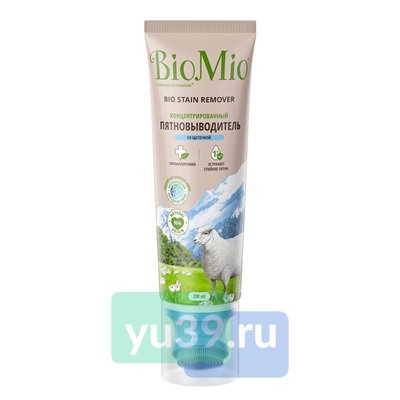 Пятновыводитель со щёткой, универсальный, концентрированный BioMio COLORS&WHITES 200мл