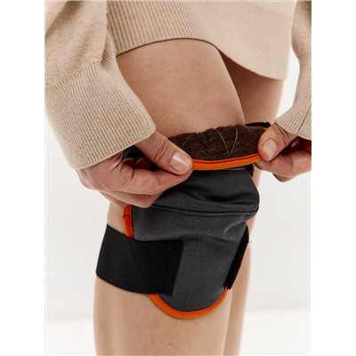 Наколенник фиксирующий согревающий из верблюжьей шерсти с медной нитью