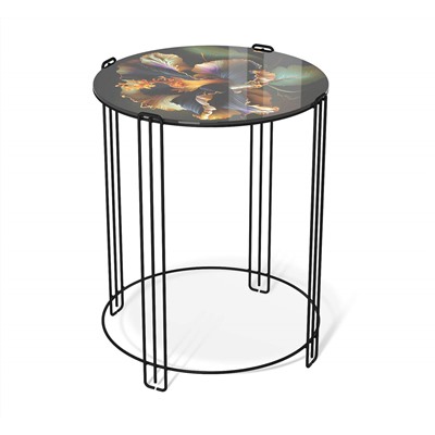 Столик журнальный SHT-CT53
                        ночной цветок / черный муар