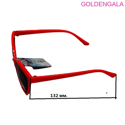 Очки солнцезащитные для девочек Арт 2001 №5 цвет красный